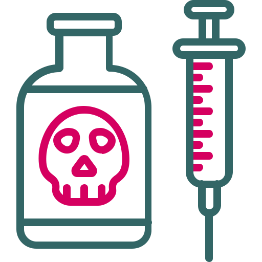 Poison Generic Outline Color icon