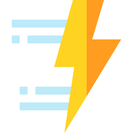 ライトニングボルト Basic Straight Flat icon