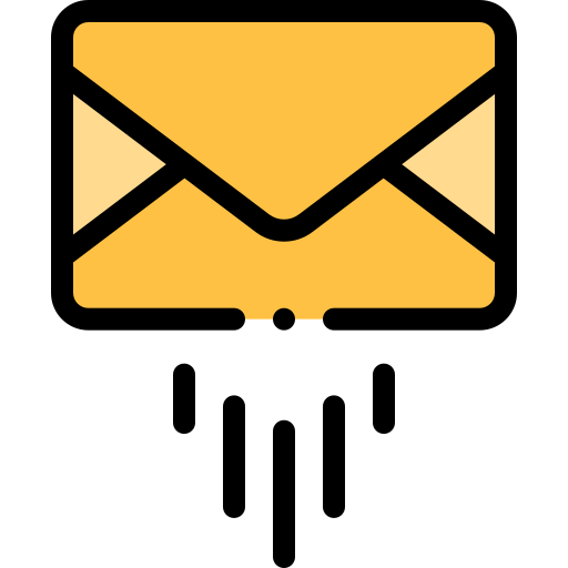 手紙 Detailed Rounded Lineal color icon