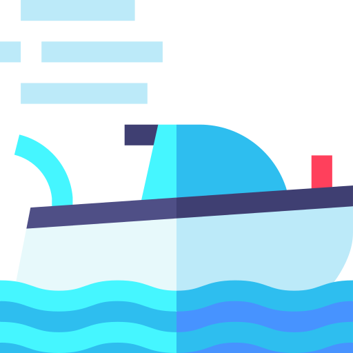 スピードボート Basic Straight Flat icon