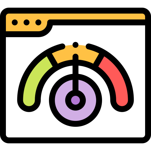 Medium speed Detailed Rounded Lineal color icon