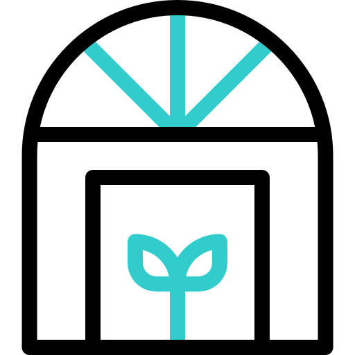 invernadero Basic Accent Outline icono