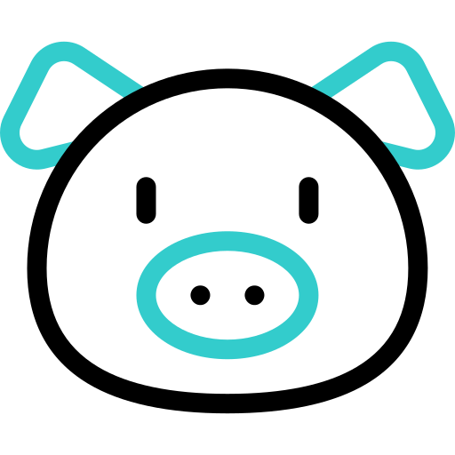 豚 Basic Accent Outline icon