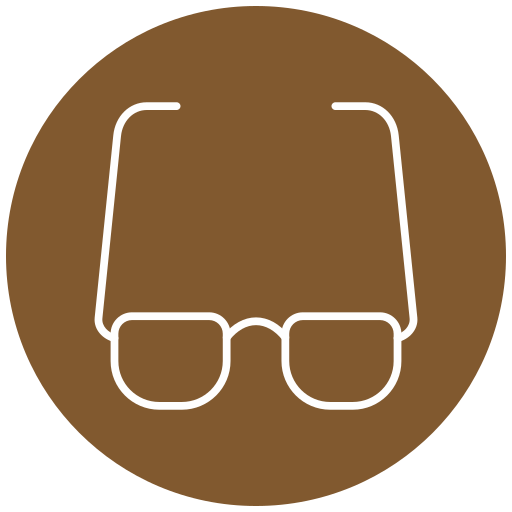 Eyeglass Generic Flat icon