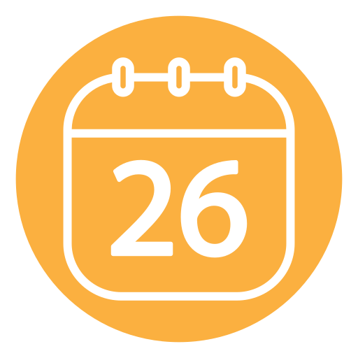 data kalendarza Generic Flat ikona