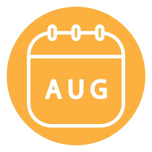 August Generic Flat icon