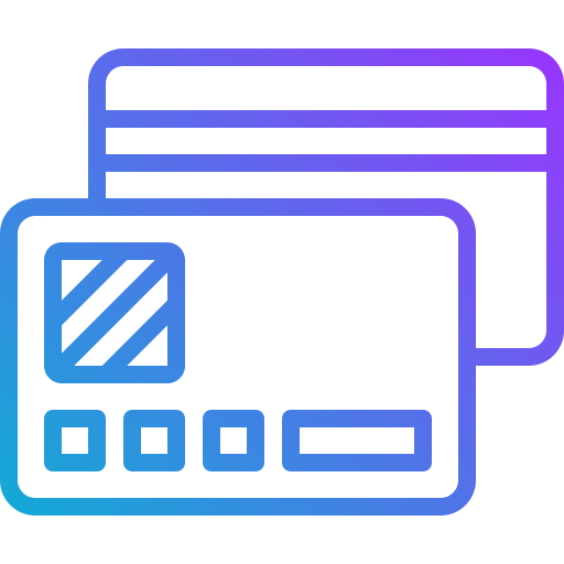 carte de crédit Generic Gradient Icône