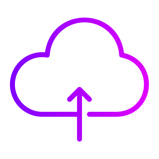 cloud-uploads Generic Gradient icon