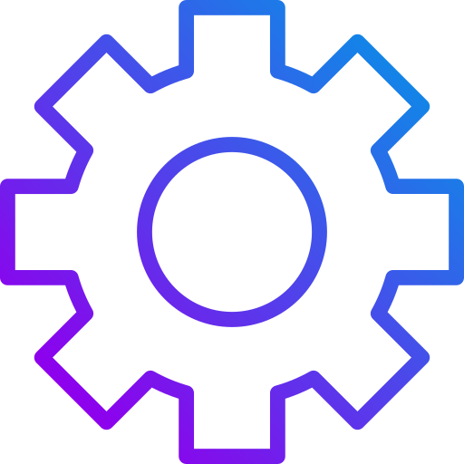Cogwheel Generic Gradient icon