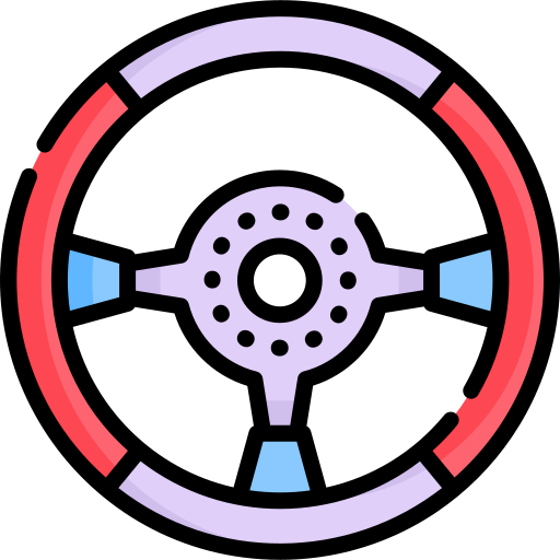 Steering wheel Special Lineal color icon