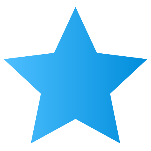 estrela Generic Flat Gradient Ícone