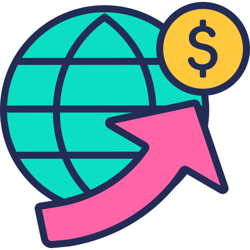 경제 Generic Outline Color icon