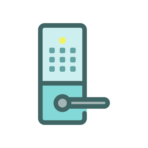 Lock pattern Generic Outline Color icon