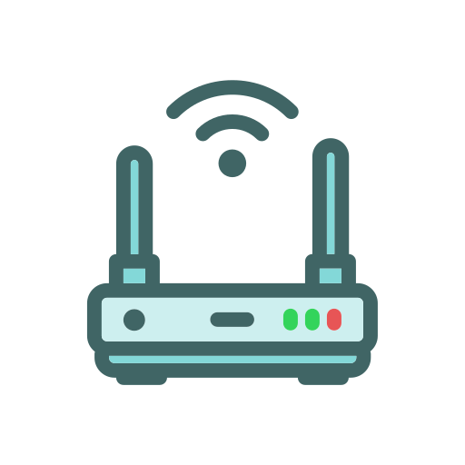 Wireless Generic Outline Color icon