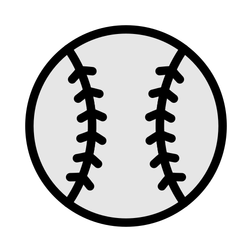 Бейсбол Vector Stall Lineal Color иконка