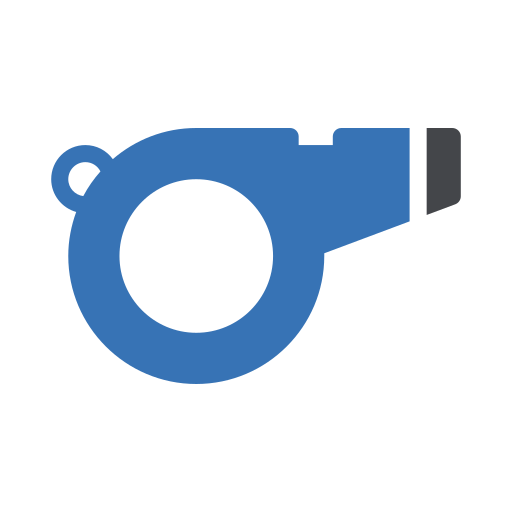 Whistle Generic Blue icon