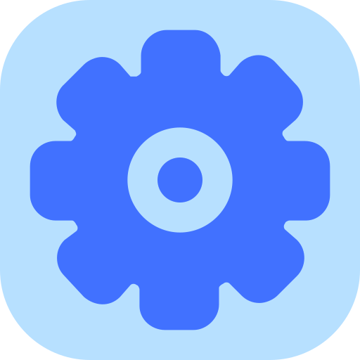 설정 Generic Blue icon