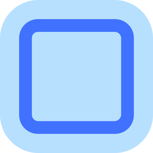quadrat Generic Blue icon