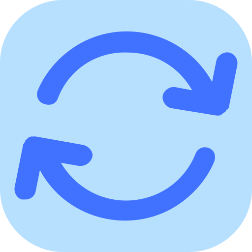 synchronisieren Generic Blue icon