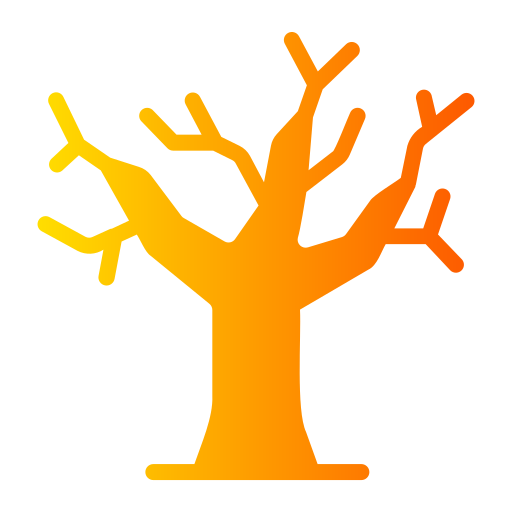 suche drzewo Generic Flat Gradient ikona