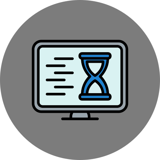 Hourglass Generic Outline Color icon