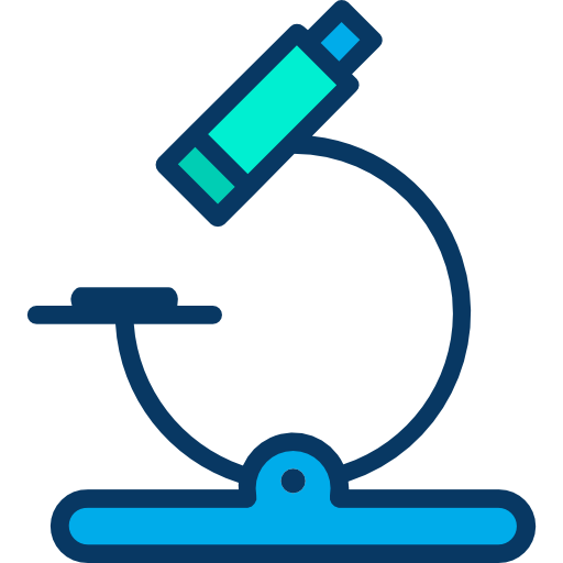 Microscope Kiranshastry Lineal Color icon