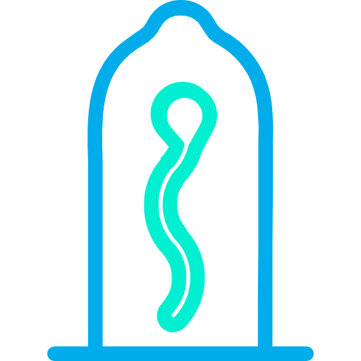 condoom Kiranshastry Lineal Blue icoon