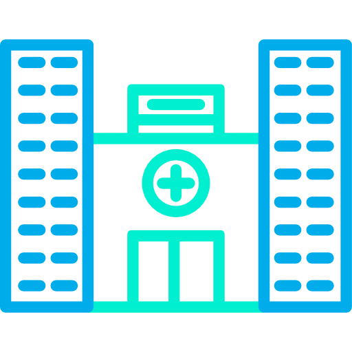 krankenhaus Kiranshastry Lineal Blue icon