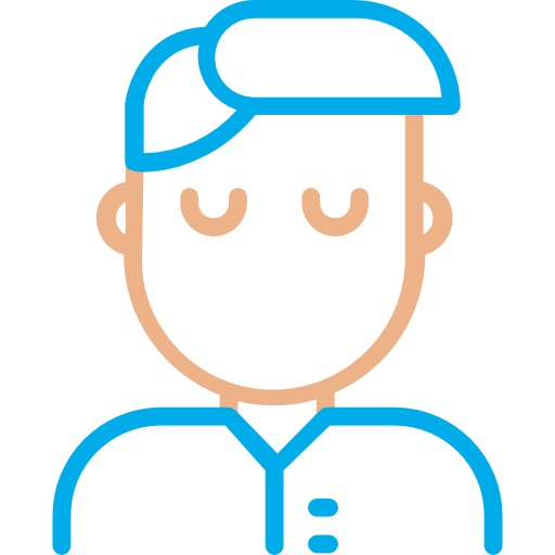 enfermera Kiranshastry Lineal Blue icono