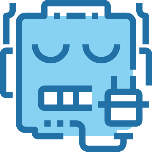 robot Accurate Blue icono