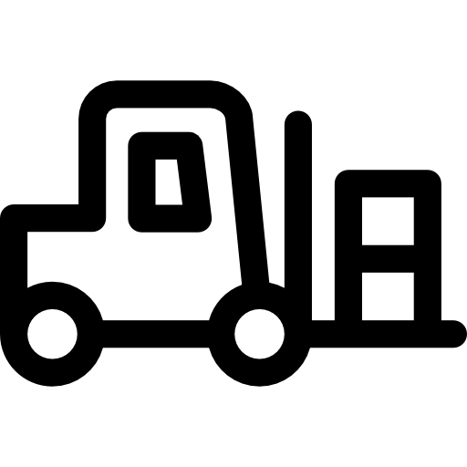 gabelstapler Basic Rounded Lineal icon
