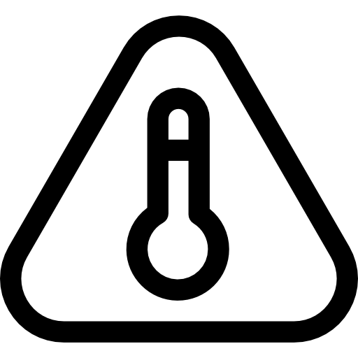 高温 Basic Rounded Lineal icon