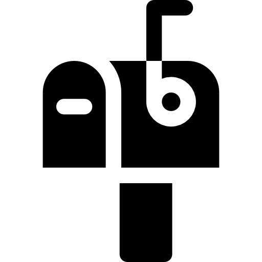 postbus Basic Rounded Filled icoon