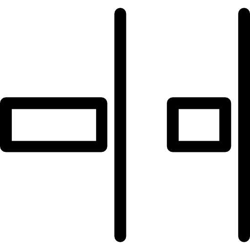 allineamento a destra Kiranshastry Lineal icona