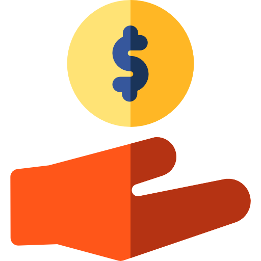 efectivo Basic Rounded Flat icono