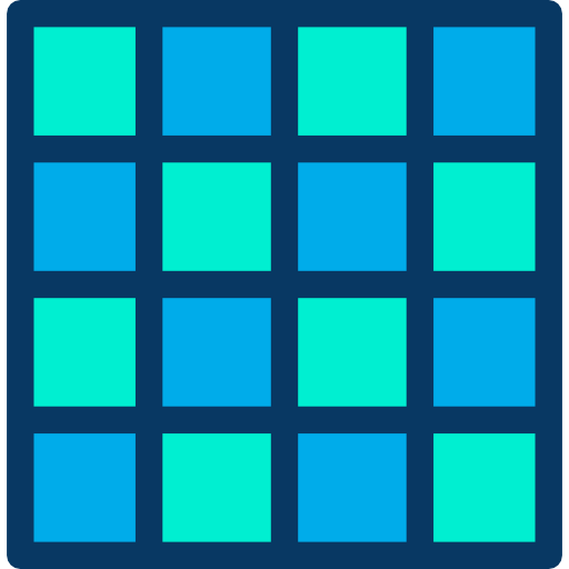 Grid Kiranshastry Lineal Color icon