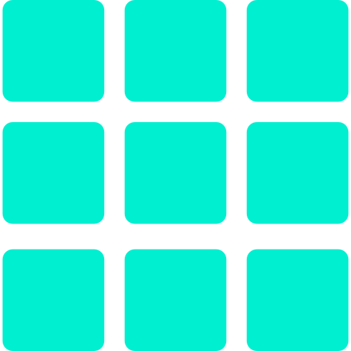 Grid Kiranshastry Flat icon