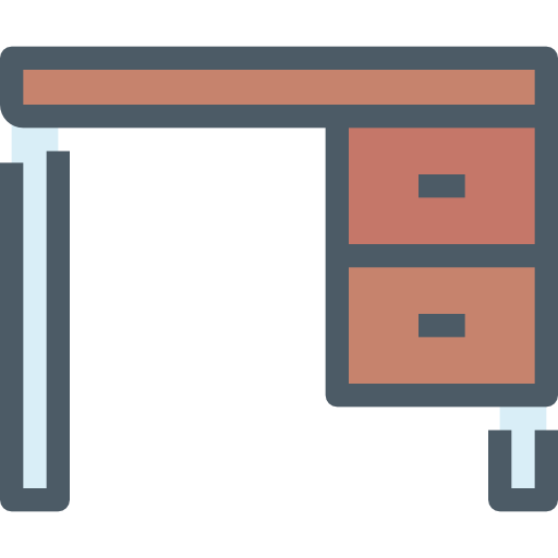 biurko Accurate Lineal Color ikona