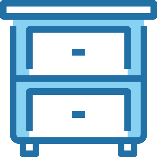 Drawer Accurate Blue icon