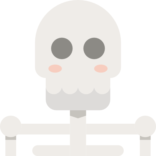 esqueleto Becris Flat Ícone