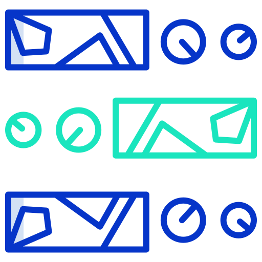 모양 디자인 Generic color outline icon