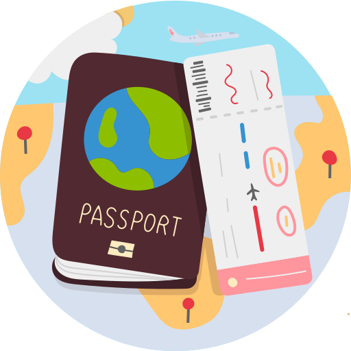 Passport Generic Flat icon