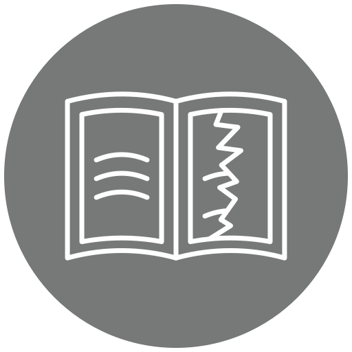 zerrissenes buch Generic Flat icon