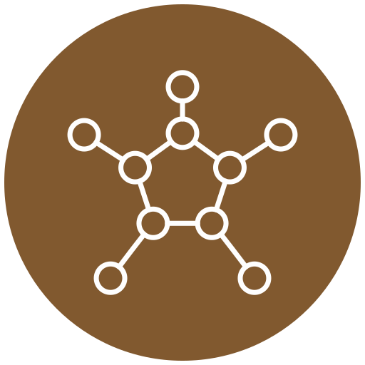 cząsteczki Generic Flat ikona