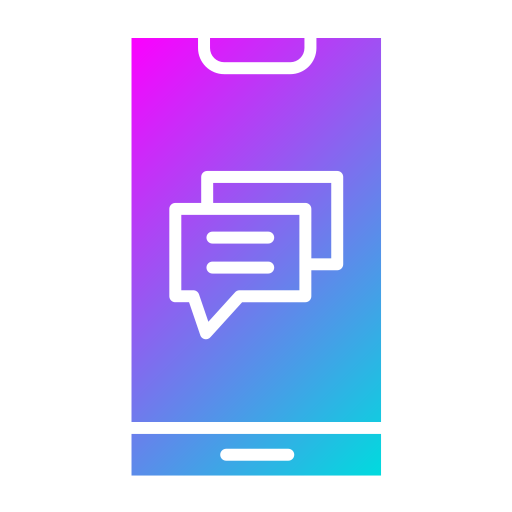 message mobile Generic Flat Gradient Icône