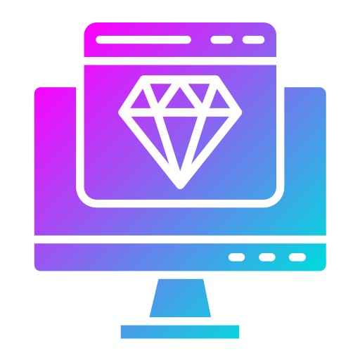 diamante Generic Flat Gradient icono