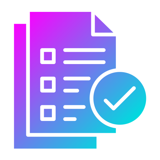 Approved Generic Flat Gradient icon