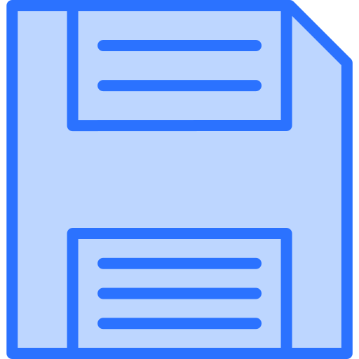 disquette Generic Blue Icône