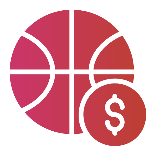 basketbal Generic Flat Gradient icoon