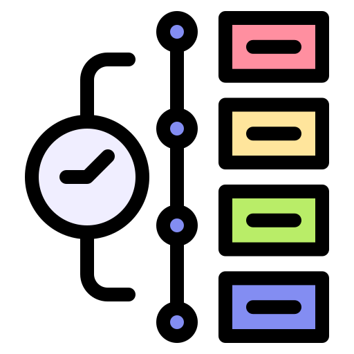 마감 시간 Generic Outline Color icon